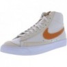 Chaussures de basket-ball Nike Blazer Mid '77 pour homme, blanc perle orange caramel