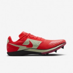 Pointes de cross-country Nike Rival XC 6 (DX7999-600, rouge cramoisi/noir/argent métallique)