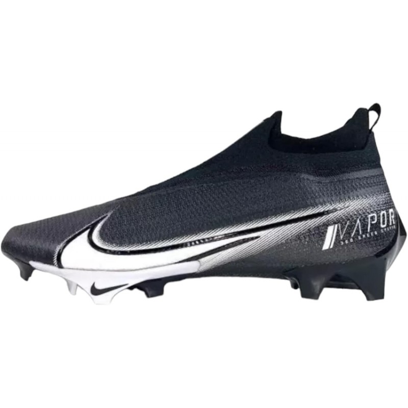 Chaussures de football Nike Vapor Edge 360 pour homme, crampons de football, noir et blanc Elite