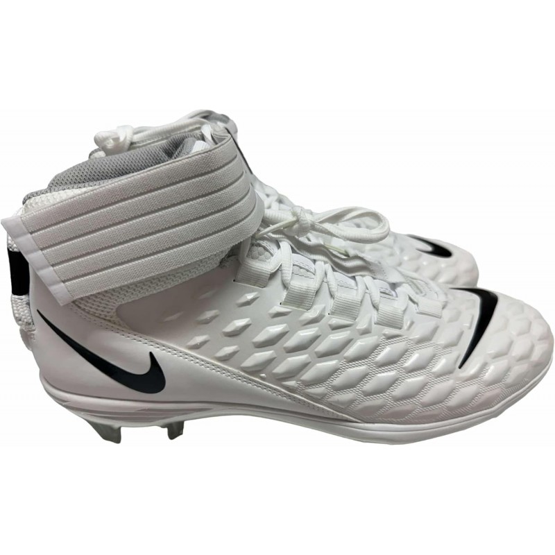 Chaussures de football à crampons Nike Force Savage Pro2 pour homme Blanc/Gris loup/Noir AH4000-100