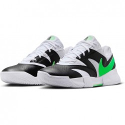 Chaussures de tennis Nike pour hommes, blanc, vert poison, noir