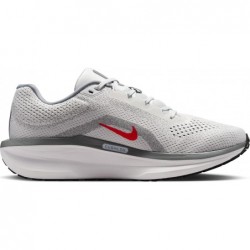 Chaussures de course sur route Nike Winflo 11 pour homme (FJ9509-005, poussière de photons/gris fumée/gris fumée clair/rouge feu