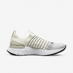 Chaussures de course Nike React Phantom Run Flyknit 2 pour homme (DV2139-100, Voile/Blanc/Os clair/Noir)