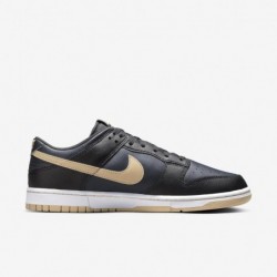 Chaussures Nike Dunk Low Retro pour homme (DV0831-005, noir/anthracite/sésame)