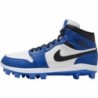 Chaussures de baseball Jordan 1 Retro MCS pour hommes (AV5354-411, Game Royal/Blanc/Noir)