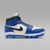 Chaussures de baseball Jordan 1 Retro MCS pour hommes (AV5354-411, Game Royal/Blanc/Noir)