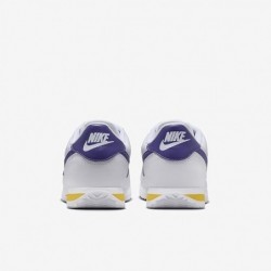 Chaussures Nike Cortez pour homme (DM4044-106, blanc/maïs universitaire/violet universitaire)