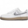 Nike Homme Air Force 1 DX3945 100 Blanc/Argent Métallique