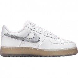 Nike Homme Air Force 1 DX3945 100 Blanc/Argent Métallique