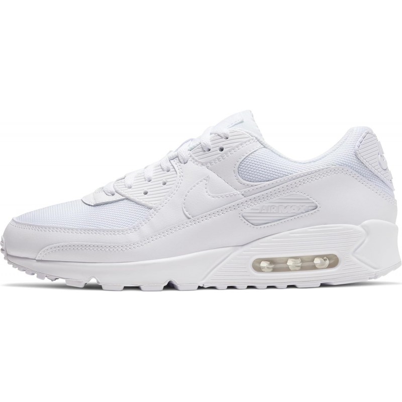 Chaussure de course Nike pour homme, blanc, blanc, gris loup