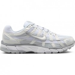 Chaussures Nike P-6000 (FV6603-101, Blanc sommet métallique/Platine pur/Gris loup/Blanc)