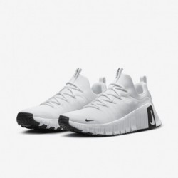 Chaussures d'entraînement Nike Free Metcon 6 (Team Bank) pour homme (HM3754-100, blanc/blanc/noir)