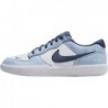 Chaussures de skate Nike SB Force 58 Premium (HJ3489-141, Blanc/Blanc/Ardoise cendrée/Bleu orage)