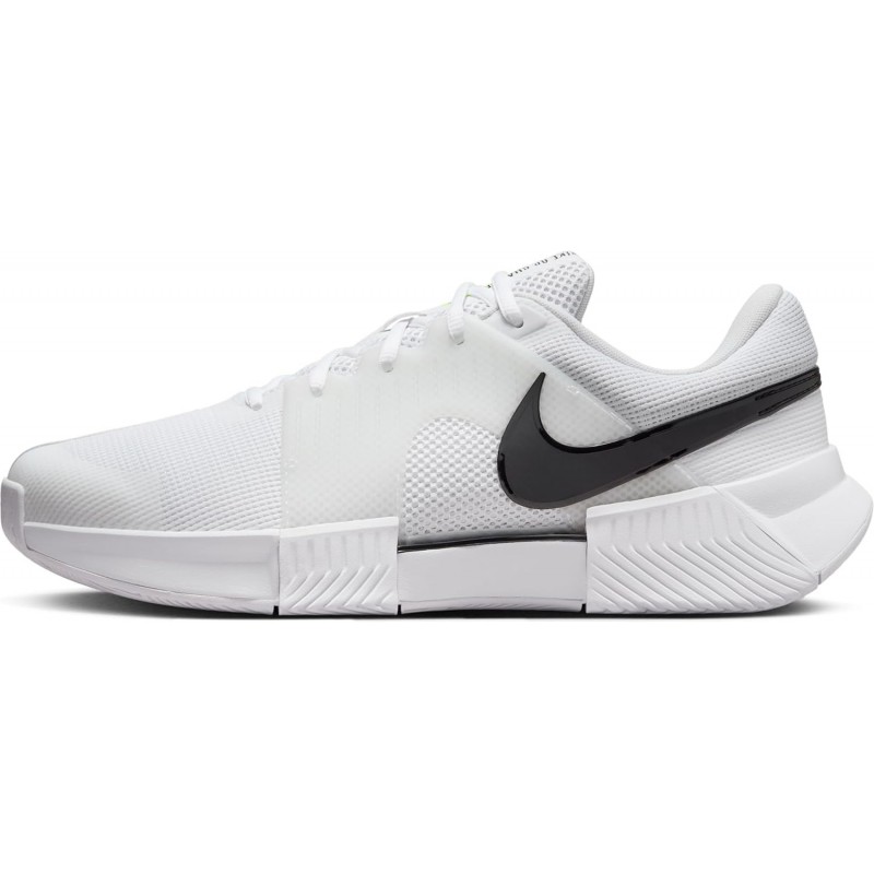 Chaussures de tennis pour terrain dur Nike Zoom GP Challenge 1 pour homme (FB3147-101, blanc/blanc/noir)