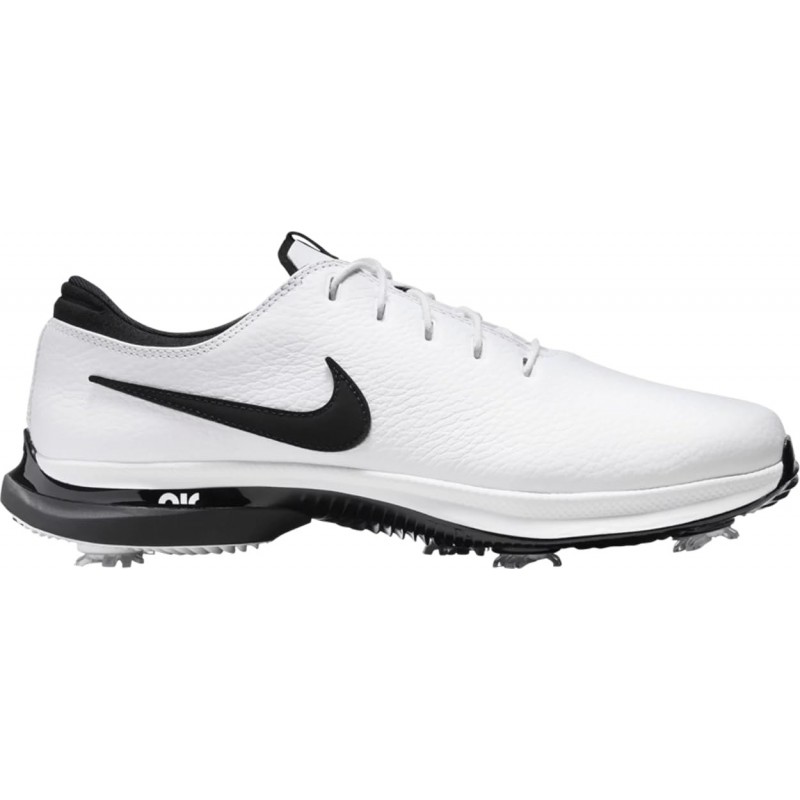 Chaussures de golf Nike Air Zoom Victory Tour 3 (Wide) pour homme « Blanc noir » (DX9025-103)