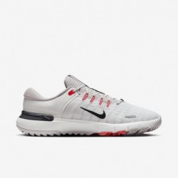 Chaussures de golf Nike Free Golf NN (larges) (FQ7875-100, blanc sommet/fantôme/rouge foncé/noir)