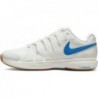 Chaussures de tennis NikeCourt Air Zoom Vapor 9.5 Tour Leather pour homme (FJ1683-100, Voile/Gomme marron clair/Bleu université)