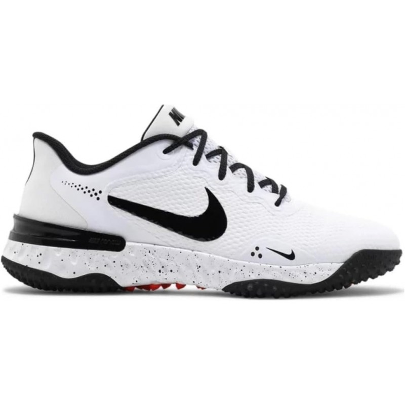 Chaussures de course/baseball Nike Alpha Huarache Elite 3 Turf unisexes Blanc/Noir/Cramoisi