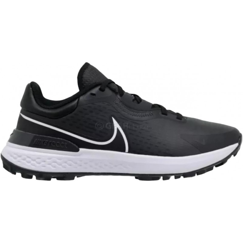 Chaussures de golf Nike Infinity Pro 2 pour hommes, larges, noires et blanches, DM8449-015