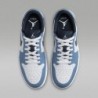 Chaussures de golf Air Jordan 1 Low G (DD9315-115, blanc/orage égéen/blanc/bleu marine armurerie)