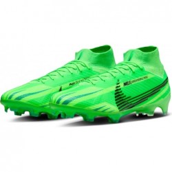 Chaussures de football montantes Nike Superfly 9 Elite Mercurial Dream Speed FG (FJ7186-300, Vert Strike/Vert Stadium/Noir)