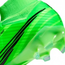 Chaussures de football montantes Nike Superfly 9 Elite Mercurial Dream Speed FG (FJ7186-300, Vert Strike/Vert Stadium/Noir)