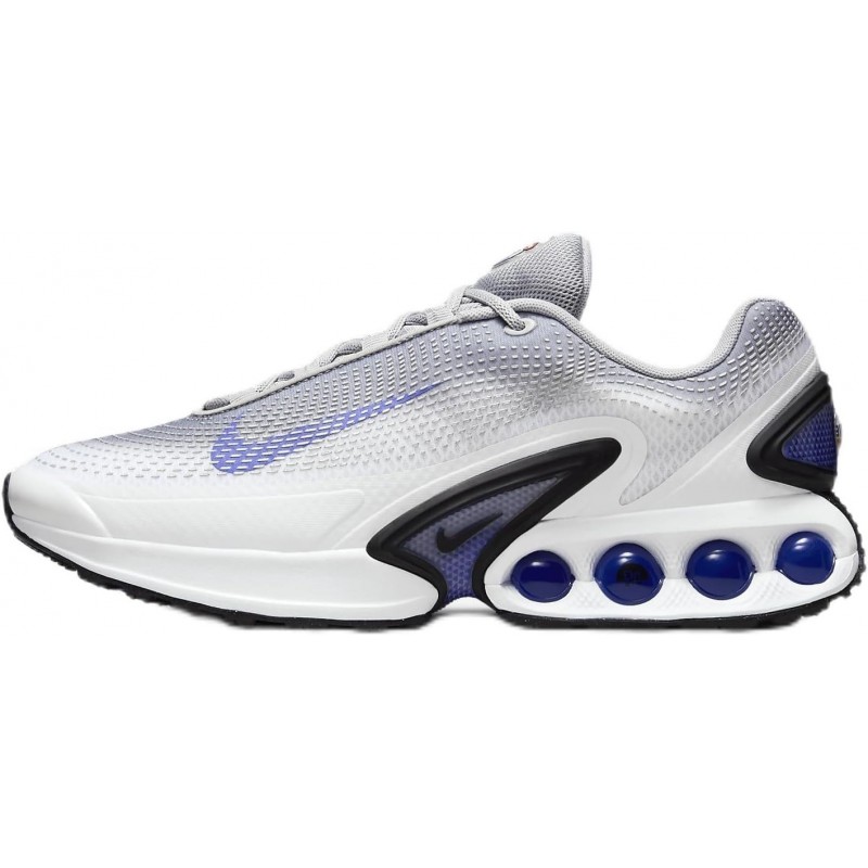 Chaussures Nike Air Max DN SE pour homme (HQ4565-001, gris fumé clair/blanc/violet persan/noir)