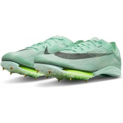 Chaussures d'athlétisme à pointes Nike Air Zoom Victory pour homme, menthe mousse/volt/violet caverne