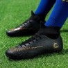 Chaussures de football WLY pour hommes FG Chaussures de football à crampons montantes pour compétition/entraînement