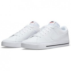 Chaussure de course Nike Court Legacy NN pour homme, BLANC/BLANC-NOIR