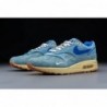 Chaussures Nike Air Max 1 PRM Dirty Denim pour homme, Violet Ore/Medium Ash/Black/Mu