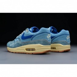 Chaussures Nike Air Max 1 PRM Dirty Denim pour homme, Violet Ore/Medium Ash/Black/Mu