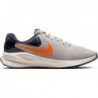 Chaussures de course sur route Nike Revolution 7 pour homme (FB2207-009, LT IRON ORE/TOTAL ORANGE-THUNDER BLUE)