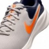 Chaussures de course sur route Nike Revolution 7 pour homme (FB2207-009, LT IRON ORE/TOTAL ORANGE-THUNDER BLUE)