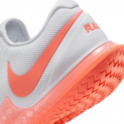 Chaussures de tennis pour terrain dur NikeCourt Zoom Vapor Cage 4 Rafa pour homme (DD1579-106, blanc/mangue brillante)