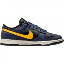 Chaussures Nike Dunk Low Retro pour homme, noir/jaune tour