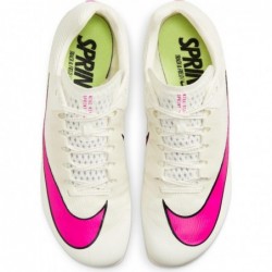 Chaussures d'athlétisme Nike Rival Sprint (DC8753-101, Voile/Twist citron clair/Glace goyave/Rose féroce)