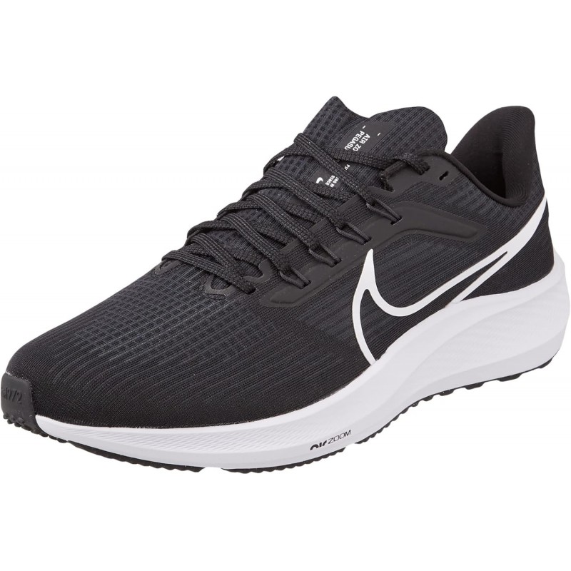 Baskets NIKE pour hommes, noir, blanc, gris fumé foncé