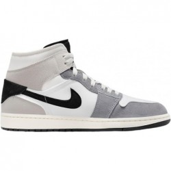 Jordan Homme Air 1 Mid Se Craft Cement Grey - Gris Ciment/Blanc/Gris Tech/Noir