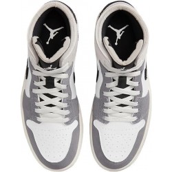 Jordan Homme Air 1 Mid Se Craft Cement Grey - Gris Ciment/Blanc/Gris Tech/Noir