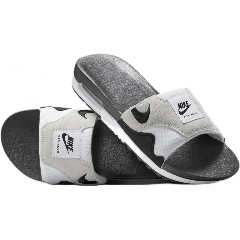 Baskets NIKE pour hommes, blanc, noir, gris clair neutre