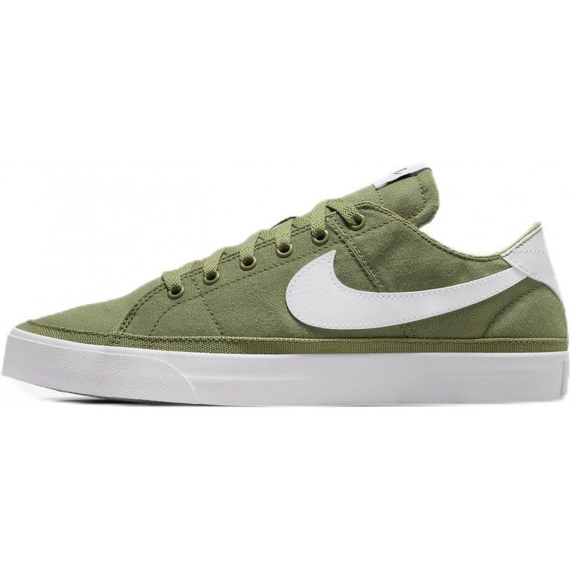 Chaussures Nike Court Legacy Canvas pour homme (CW6539-301, Alligator/Alligator/Blanc)