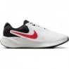 Chaussures de course sur route Nike Revolution 7 pour homme (FB2207-102, blanc/rouge feu-noir-poussière photonique)