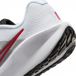 Chaussures de course sur route Nike Downshifter 13 pour homme (FD6454-104, blanc/gris fumé clair/noir/rouge feu)