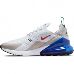 Nike Air Max 270 pour homme Blanc/Rouge université