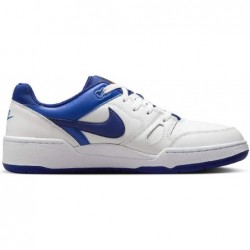 Chaussures Nike Full Force Low pour homme (FB1362-104, blanc sommet/bleu coureur/blanc sommet/bleu royal profond)