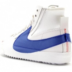 Chaussures Nike Blazer Mid '77 Jumbo pour Homme Blanc/Rouge Habanero/Soufre Vif/Multicolore